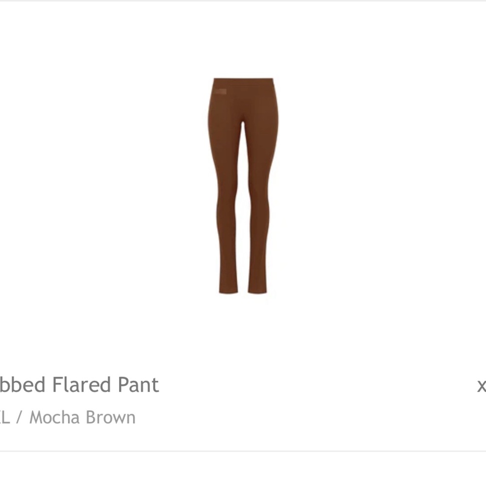 Brandon Blackwood Studio Ribbed Flair Pant